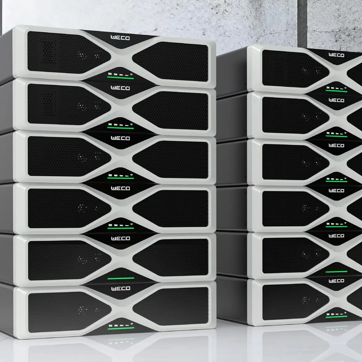 Bateriová úložiště značky Weco