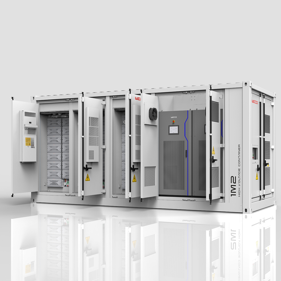 Kontejnerové bateriové úložiště Weco 1M2